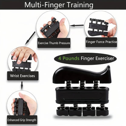 Strength Pro | Adjustable Hand Gripper Set with Metal Build | Forearm Trainer for Enhanced Grip Power