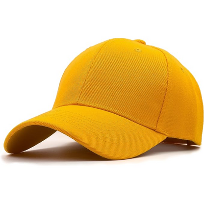 Stylish Adjustable Baseball Cap with Structured Design for Comfort