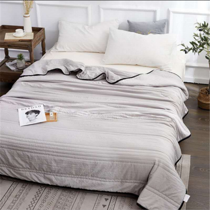 SumerCool | Luxury Silk Cooling Blanket for Ultimate Comfort | Breathable Design for Refreshing Sleep