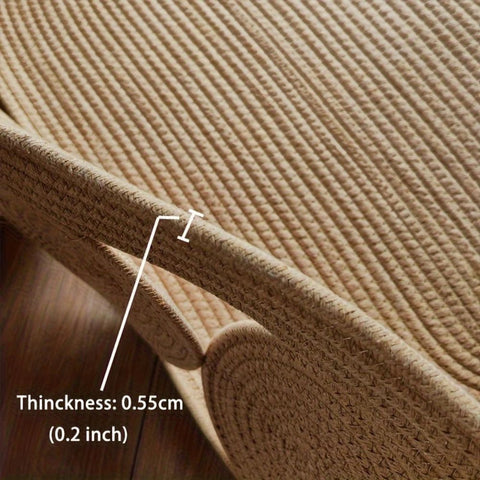 Solara Area Rug - Washable Microfiber Blend, Boho Spiral Design