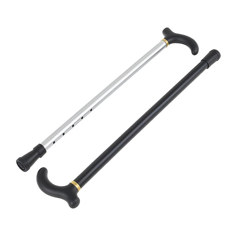 Height-Adjustable Aluminum Walking Cane with Non-Slip Rubber Tip for Everyday Stability and Support