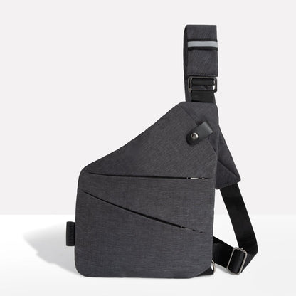 RFID-Blocking Crossbody Sling Bag with Slash-Proof Strap for Travel & Commuting