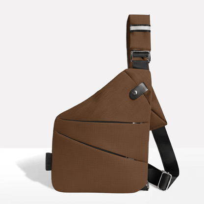 RFID-Blocking Crossbody Sling Bag with Slash-Proof Strap for Travel & Commuting