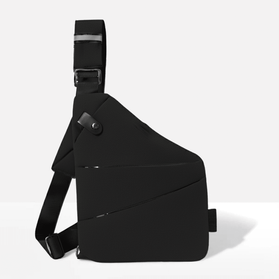 Slash-Proof Sling Bag with Card-Blocking Tech & Rain-Ready Fabric for Commuters and Travelers
