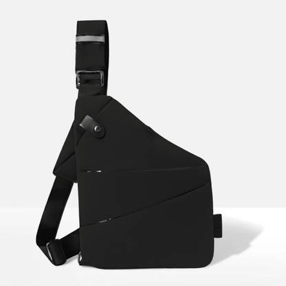 Slash-Proof Sling Bag with Card-Blocking Tech & Rain-Ready Fabric for Commuters and Travelers