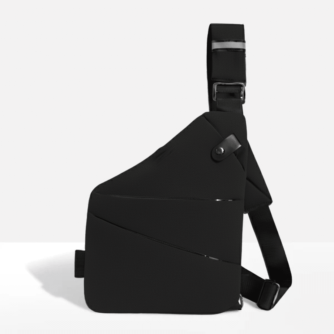 Slash-Proof Sling Bag with Card-Blocking Tech & Rain-Ready Fabric for Commuters and Travelers