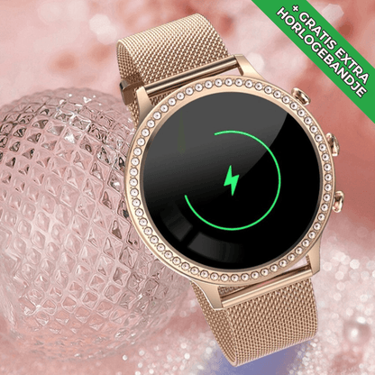 Montre connectée de suivi de santé avec moniteur de fréquence cardiaque, tension artérielle et analyse du sommeil pour la forme et le bien-être au quotidien
