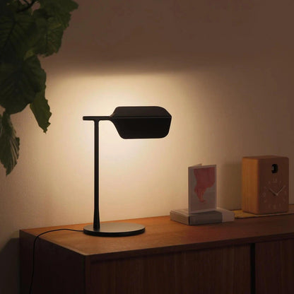 LED Desk Lamp with Horizontal Bar Light for Home Office & Study Areas | Modern Iron Task Lighting for Workspace Reading | Adjustable Warm &