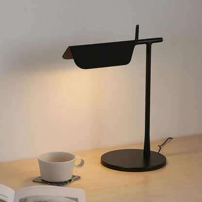 LED Desk Lamp with Horizontal Bar Light for Home Office & Study Areas | Modern Iron Task Lighting for Workspace Reading | Adjustable Warm &