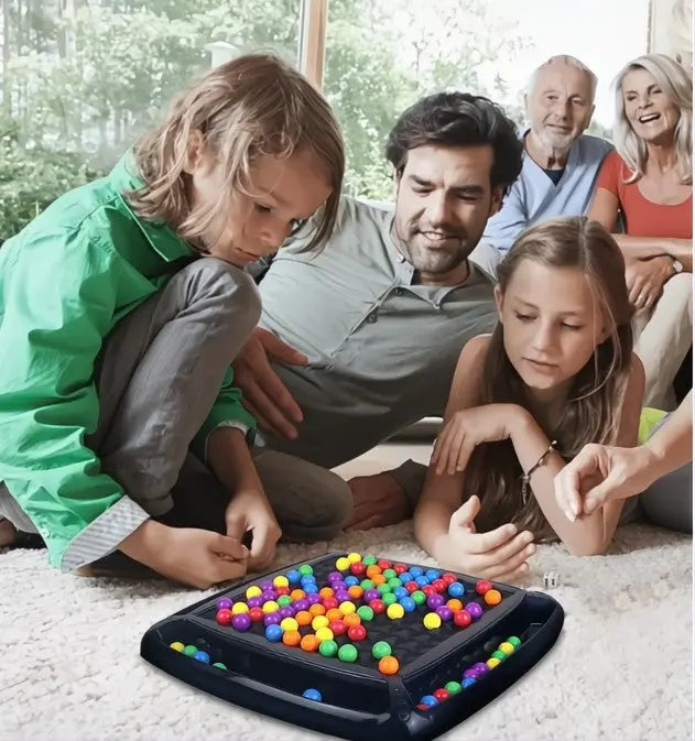 Jeu de société de stratégie et de logique pour deux joueurs, enfants et adultes – Développe la pensée critique et les compétences en résolution de problèmes avec 80 pièces colorées