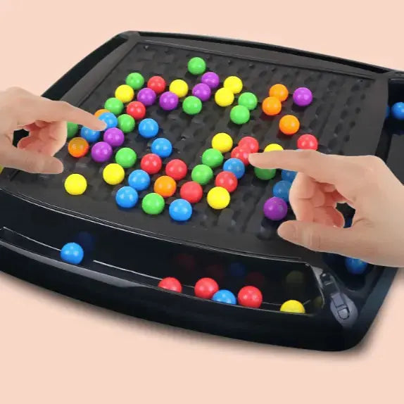 Jeu de société de stratégie et de logique pour deux joueurs, enfants et adultes – Développe la pensée critique et les compétences en résolution de problèmes avec 80 pièces colorées