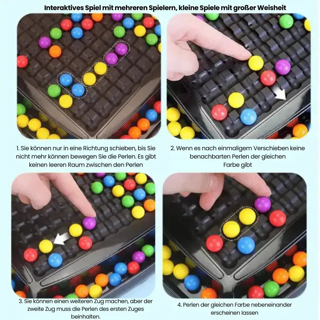 Jeu de société de stratégie et de logique pour deux joueurs, enfants et adultes – Développe la pensée critique et les compétences en résolution de problèmes avec 80 pièces colorées