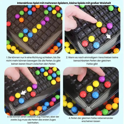 Jeu de société de stratégie et de logique pour deux joueurs, enfants et adultes – Développe la pensée critique et les compétences en résolution de problèmes avec 80 pièces colorées