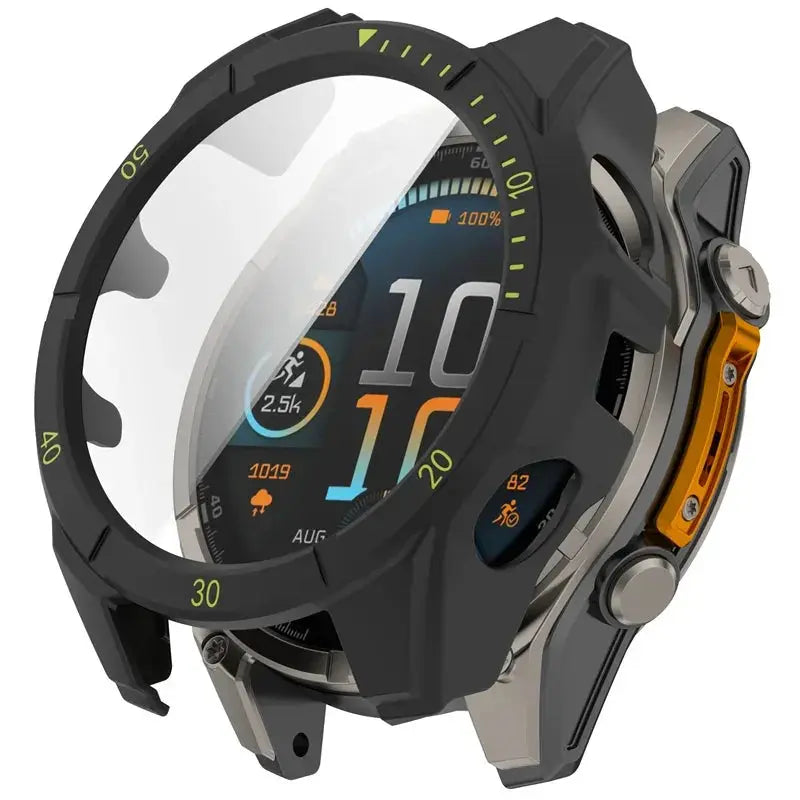 Protective Case & Screen Guard for Garmin Fenix 8 & Descent Mk3i Smartwatch