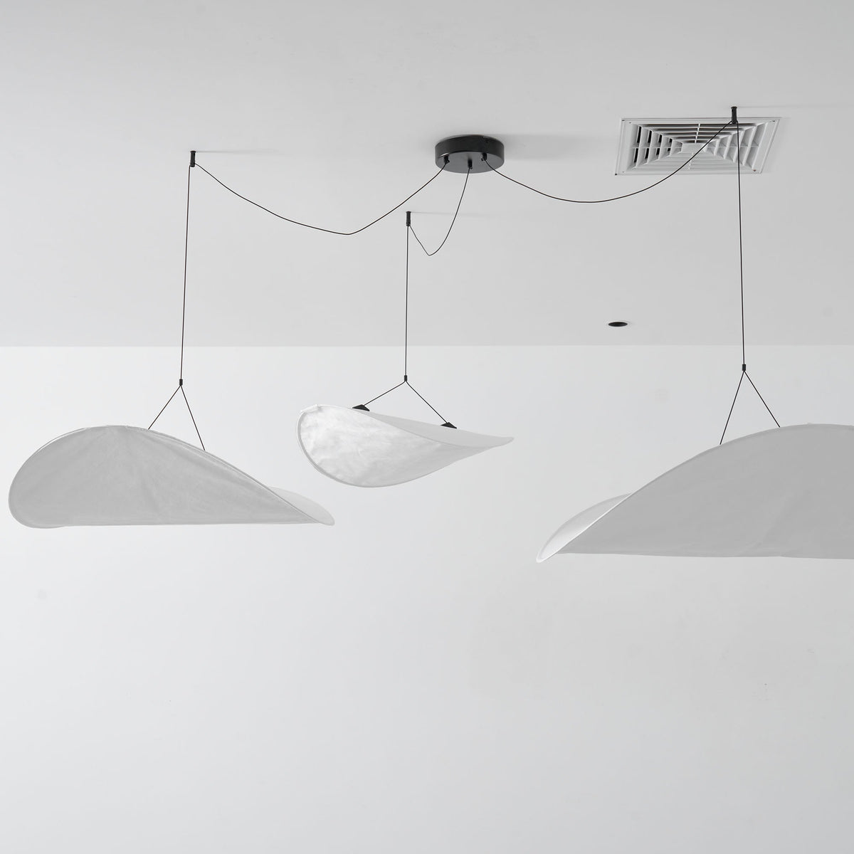Oversized Paper Drum Shade Hanging Light Fixture Adjustable Height Contemporary Kitchen Island Chandelier Dining Room Ceiling Suspension Lam