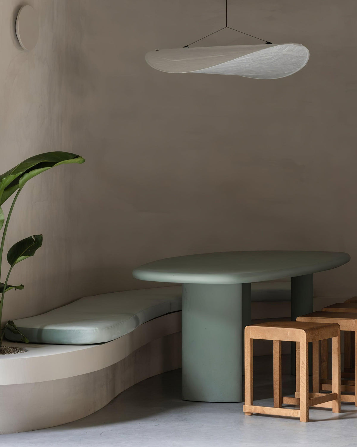 Cloud Paper Ceiling Fixture 24-Inch Hanging Lamp Modern Overhead Lighting for Dining Kitchen Living Room Adjustable Height LED
