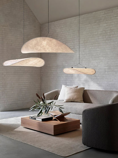 Oversized Paper Drum Shade Hanging Light Fixture Adjustable Height Contemporary Kitchen Island Chandelier Dining Room Ceiling Suspension Lam