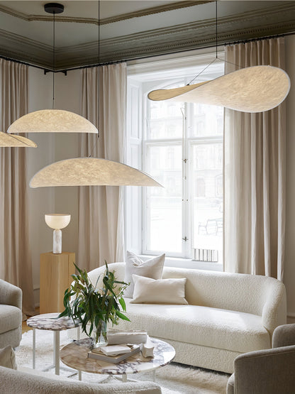 Oversized Paper Drum Shade Hanging Light Fixture Adjustable Height Contemporary Kitchen Island Chandelier Dining Room Ceiling Suspension Lam