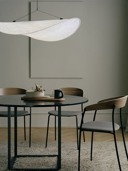 Oversized Paper Drum Shade Hanging Light Fixture Adjustable Height Contemporary Kitchen Island Chandelier Dining Room Ceiling Suspension Lam