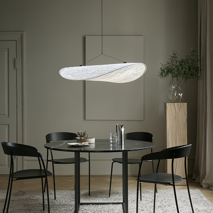 Oversized Paper Drum Shade Hanging Light Fixture Adjustable Height Contemporary Kitchen Island Chandelier Dining Room Ceiling Suspension Lam