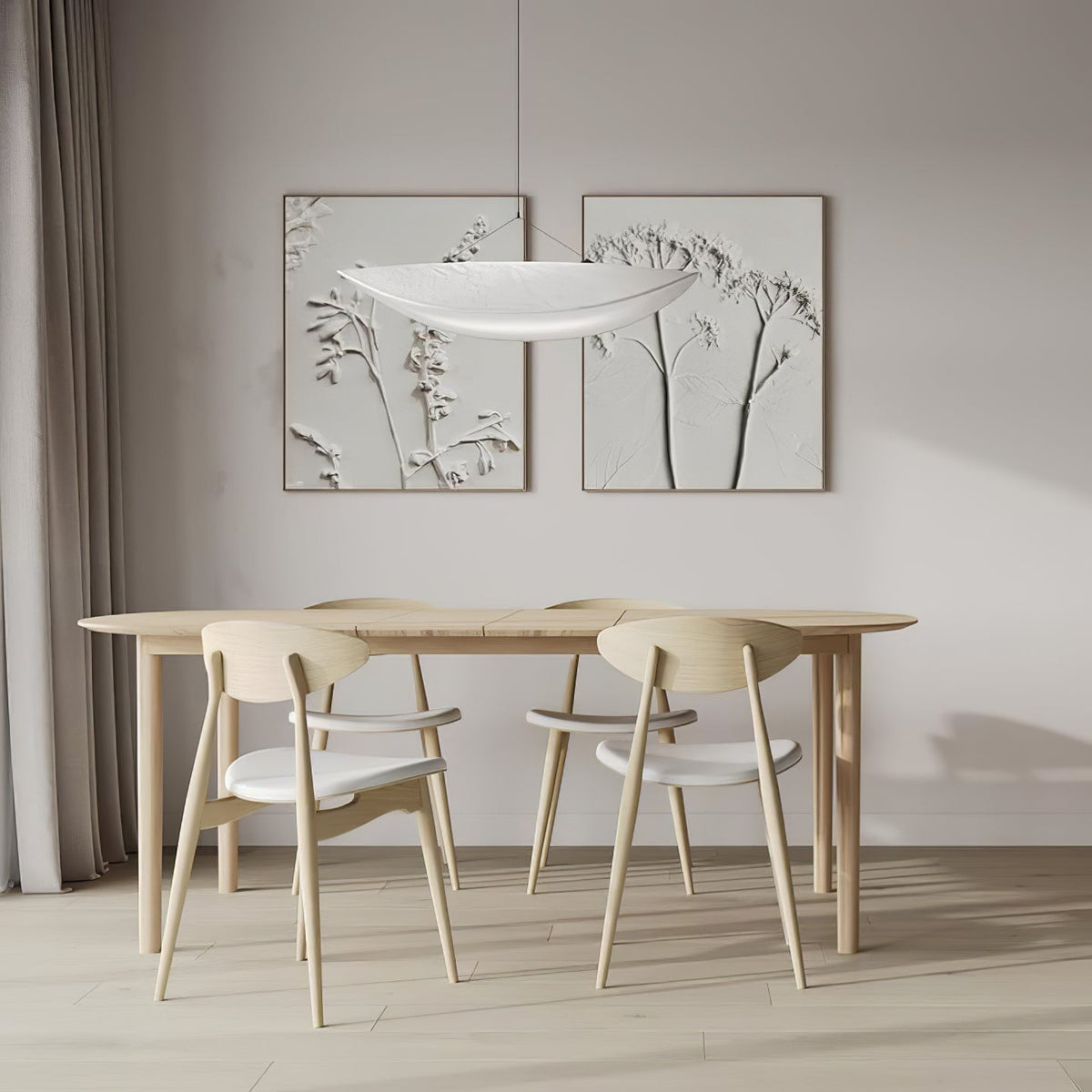 Oversized Paper Drum Shade Hanging Light Fixture Adjustable Height Contemporary Kitchen Island Chandelier Dining Room Ceiling Suspension Lam