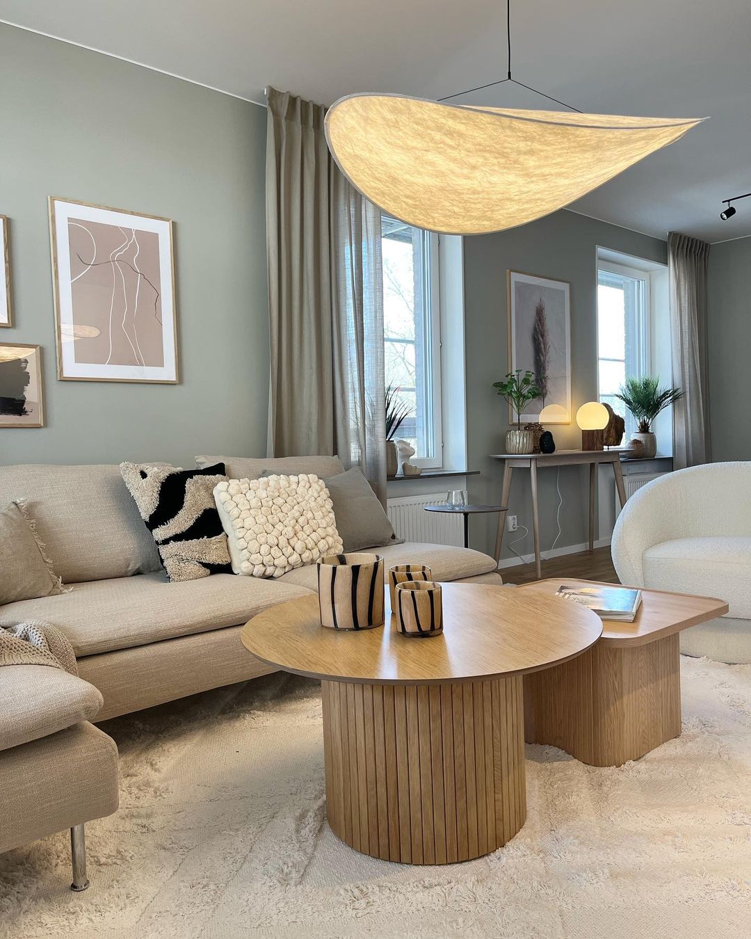 Oversized Paper Drum Shade Hanging Light Fixture Adjustable Height Contemporary Kitchen Island Chandelier Dining Room Ceiling Suspension Lam