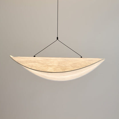 Cloud Paper Ceiling Fixture 24-Inch Hanging Lamp Modern Overhead Lighting for Dining Kitchen Living Room Adjustable Height LED