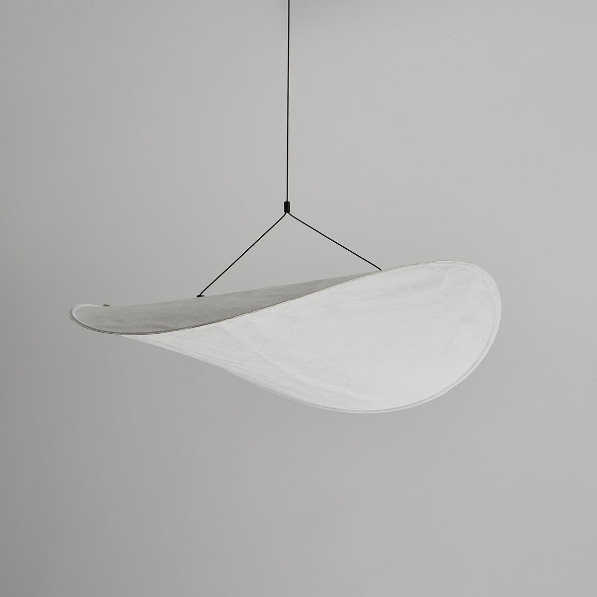 Cloud Paper Ceiling Fixture 24-Inch Hanging Lamp Modern Overhead Lighting for Dining Kitchen Living Room Adjustable Height LED