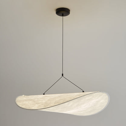 Cloud Paper Ceiling Fixture 24-Inch Hanging Lamp Modern Overhead Lighting for Dining Kitchen Living Room Adjustable Height LED