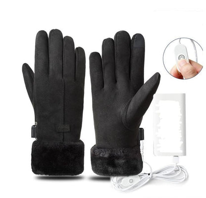ThermoTouch | Heated Gloves with Waterproof Design & Touchscreen Capability | 3 Adjustable Heat Levels for Ultimate Warmth