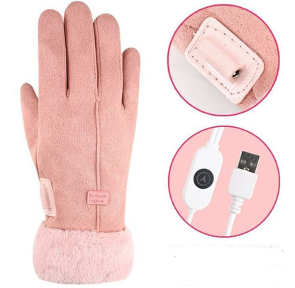 ThermoTouch | Heated Gloves with Waterproof Design & Touchscreen Capability | 3 Adjustable Heat Levels for Ultimate Warmth