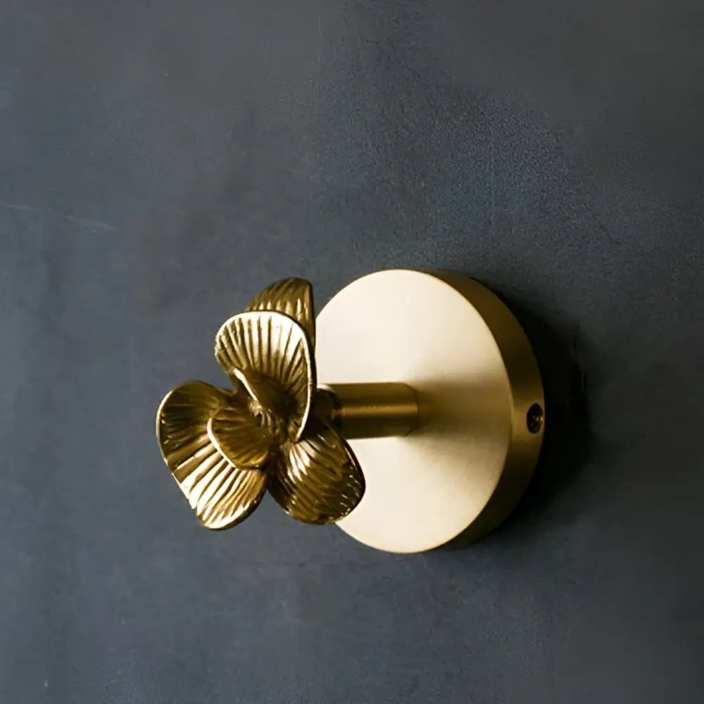 Solid Brass Animal Wall Hook Gold Finish for Coats Hats Bags – Bird Deer Dragonfly Flower Goldfish Rose Decorative Hardware Entryway Bedroom