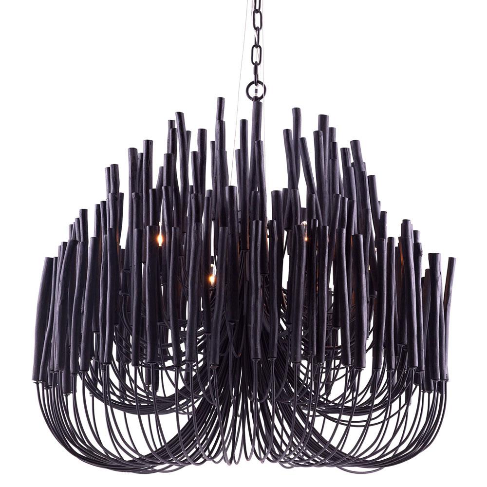 Layered Stick Pendant Light Fixture Metal Construction Adjustable Height Dining Room Entryway Foyer Modern Overhead Illumination Statement P