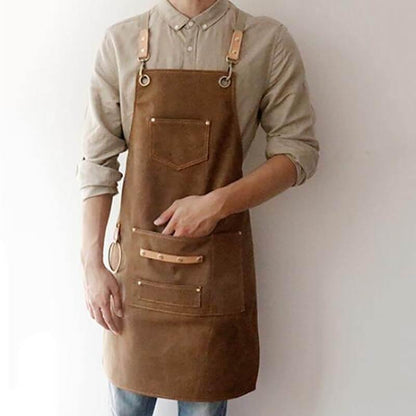 Timeless Kitchen | Vintage Chef Apron with Durable Canvas Material | Stylish Protection for Cooking and Baking