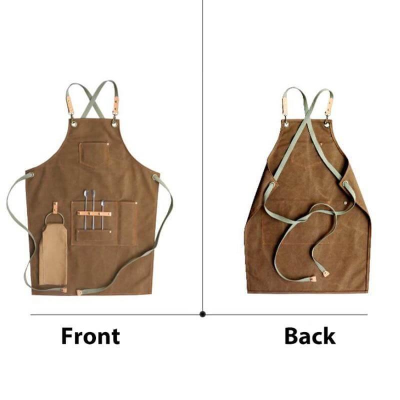 Timeless Kitchen | Vintage Chef Apron with Durable Canvas Material | Stylish Protection for Cooking and Baking