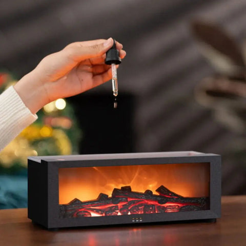 Cheminée de table compacte avec télécommande