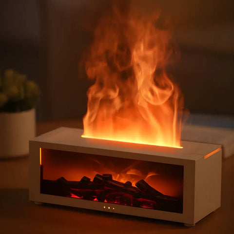 Cheminée de table compacte avec télécommande