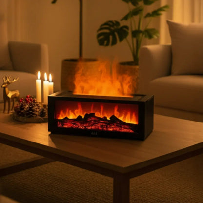 Cheminée de table compacte avec télécommande