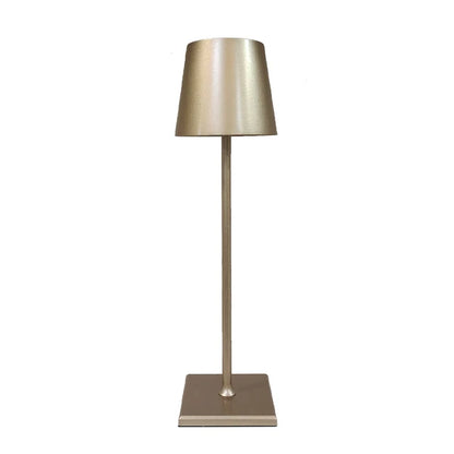 Lampe de table LED rechargeable et portable avec variateur d'intensité – Lampe de bureau sans fil à piles pour salon, chambre, terrasse et restaurant