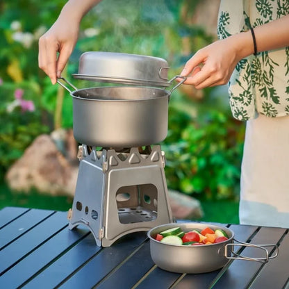 GEARLIVA – Camping Cooking Set for Hiking & Bushcraft Trips
