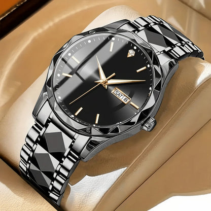 Titanium Sports Watch | Multifunction Chronograph with Dual Display | Durable Design for Everyday Performance