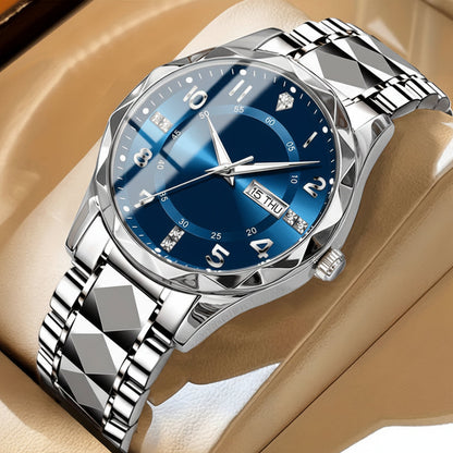 Titanium Sports Watch | Multifunction Chronograph with Dual Display | Durable Design for Everyday Performance