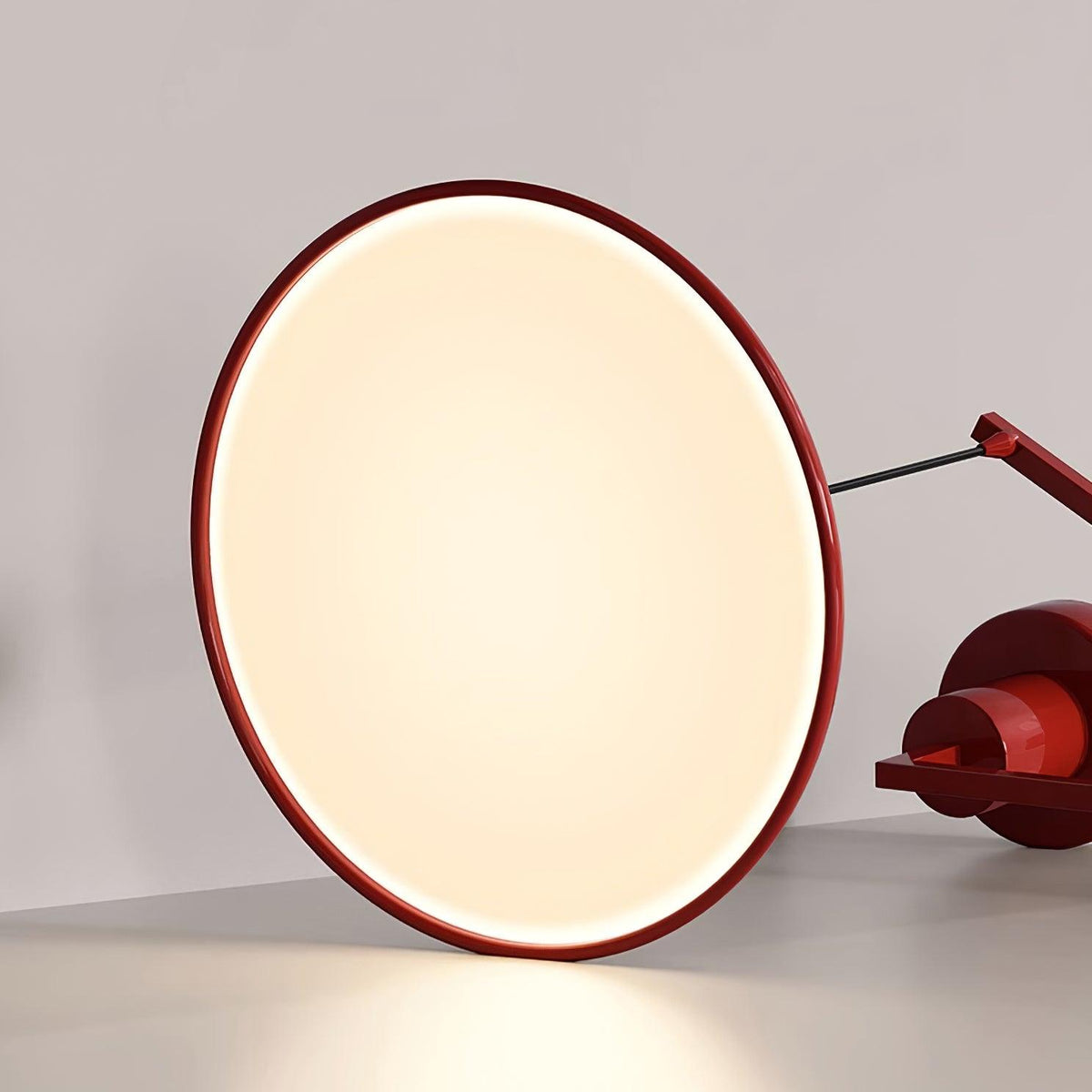 Adjustable Swing Arm Pendant Light with Round Metal Shade for Kitchen Island & Workspace