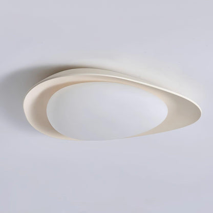 Flush Mount Ceiling Light Botanical Leaf Design Green 16 Inch Adjustable LED for Bedroom Kitchen Dining Room Natural Decor