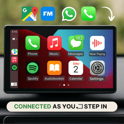 Touchscreen Car Adapter | Wireless CarPlay & Android Auto with HD Display | Universal Compatibility for Enhanced Driving Experience