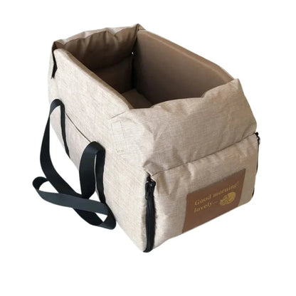 TravelBuddy | Siège pour animal de compagnie avec accoudoirs intégrés pour la sécurité et le confort