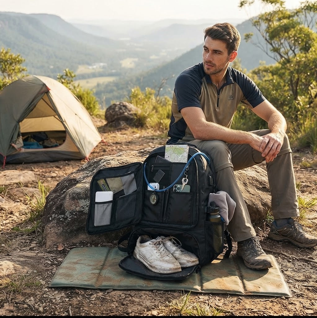 Adventure Pack | Large Capacity Travel Backpack with Water-Resistant Material | Versatile Design for Outdoor Enthusiasts