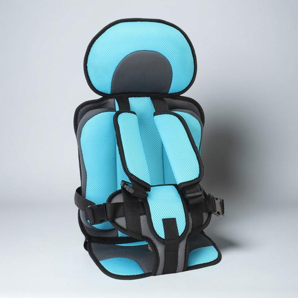 Siège auto rehausseur pour enfants, coussin rehausseur de voiture portable avec harnais à 5 points, rehausseur sans dossier pliable