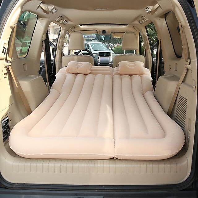 Confort de voyage | Matelas pneumatique pour SUV avec gonflage facile | Solution de couchage portable pour les trajets en voiture