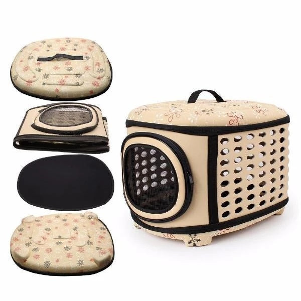 Compagnon de voyage | Grande cage de transport pour chat au design robuste et à l'intérieur confortable | Voyage en toute sécurité pour votre félin
